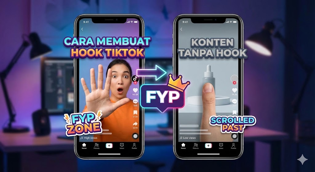 Cara Membuat Hook TikTok agar Video FYP & Viral!